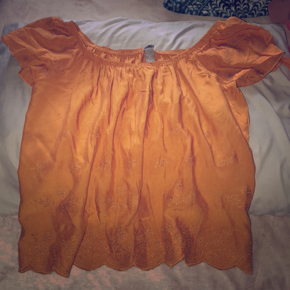 Off the shoulder shirt